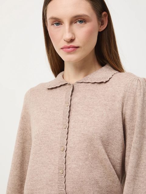 Medicine sweter damskie kolor beżowy