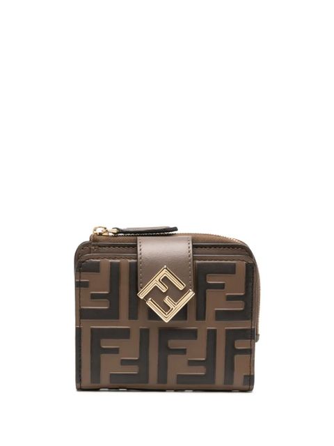 FENDI FF Diamonds leather wallet - Brown - zdjęcie produktu nr 1
