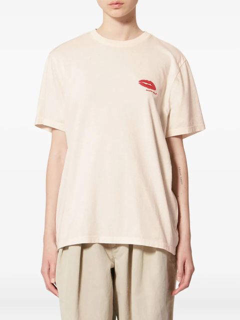 MARANT ÉTOILE Zewel embroidered T-shirt - Neutrals