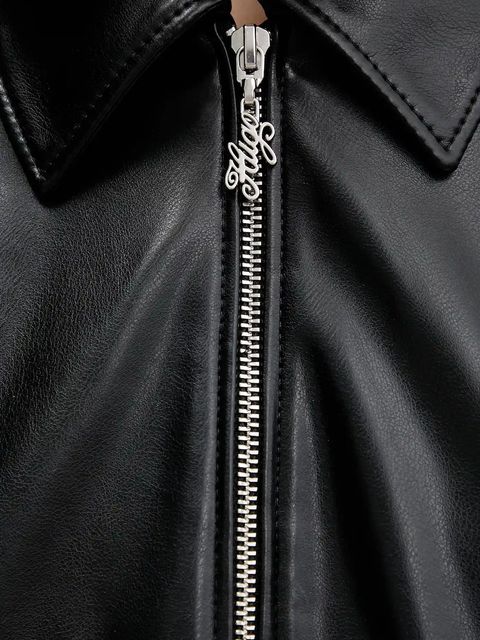 Hugo Blue kurtka kolor czarny przejściowa oversize 50553053