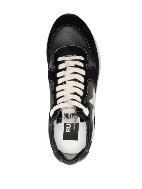 Golden Goose Running Sole panelled sneakers - Black