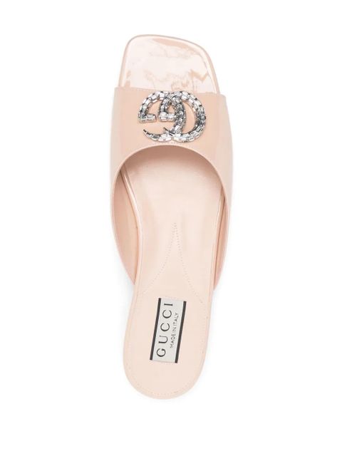 Gucci Double G flat sandals - Pink