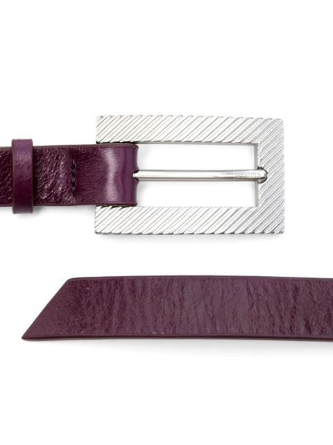 The Attico leather belt - Purple - zdjęcie produktu nr 2