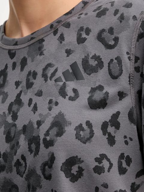 adidas Performance t-shirt sportowy damski kolor szary JN2646