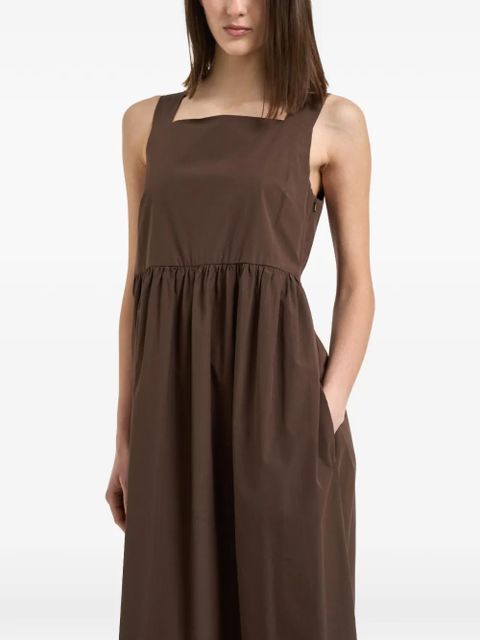 Weekend Max Mara lace-panel midi dress - Brown