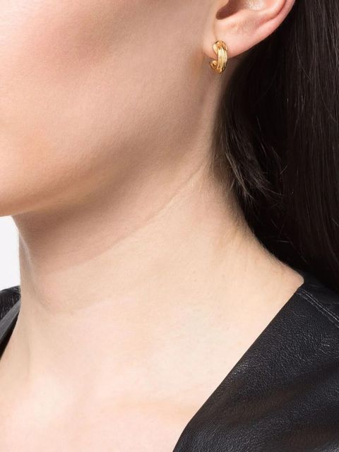 Missoma ridge hoop huggies - Gold - zdjęcie produktu nr 2