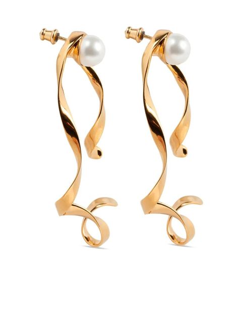 DRIES VAN NOTEN wave stud earrings - Gold - zdjęcie produktu nr 2