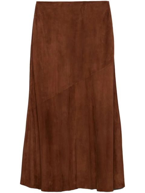 Prada suede midi skirt - Brown - zdjęcie produktu nr 1