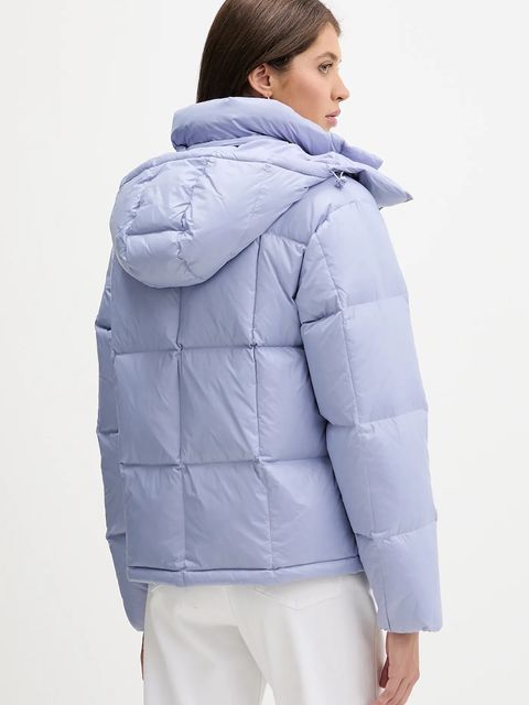 Tommy Jeans kurtka puchowa kolor fioletowy zimowa DW0DW22040