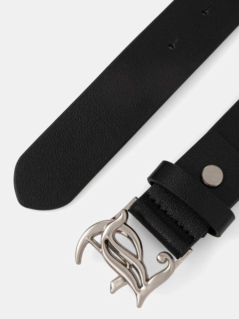 Juicy Couture pasek skórzany JC damski kolor czarny WIJJ98537WL7 - zdjęcie produktu nr 2