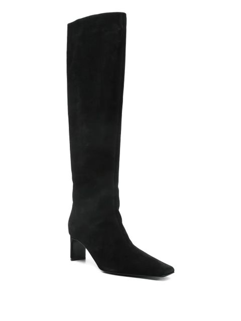 KHAITE 55mm One knee-high boots - Black