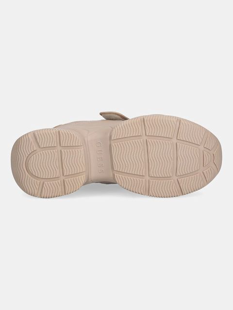 Guess sneakersy HELINN damskie kolor beżowy FLFHNN ELE12