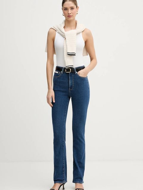 Calvin Klein Jeans jeansy damskie high waist LV047E619G - zdjęcie produktu nr 2