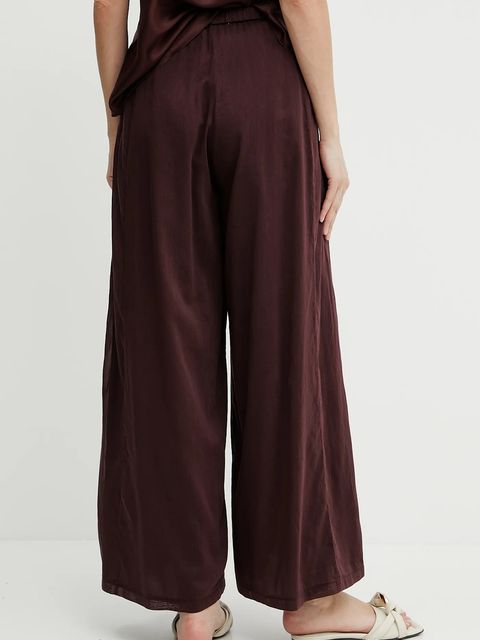 Forte Forte spodnie z domieszką jedwabiu