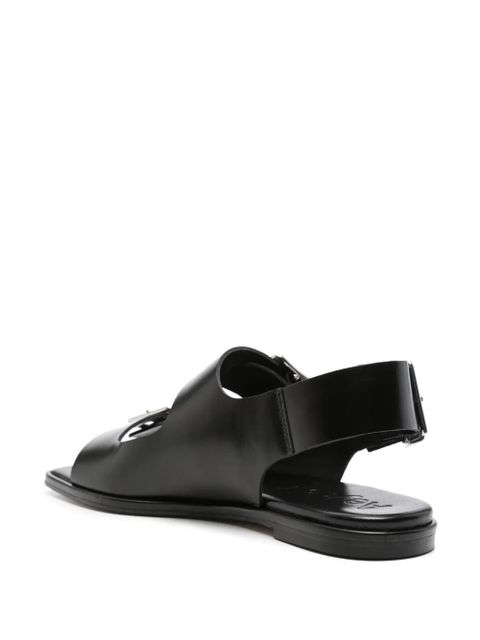 Aeyde Thekla leather sandals - Black
