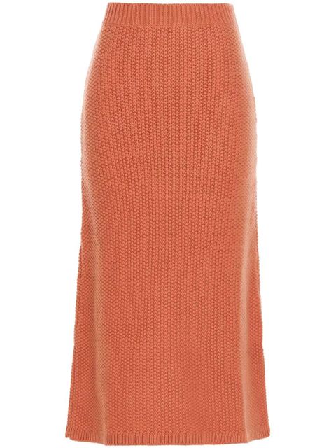 Chloé knit maxi skirt - Orange - zdjęcie produktu nr 1