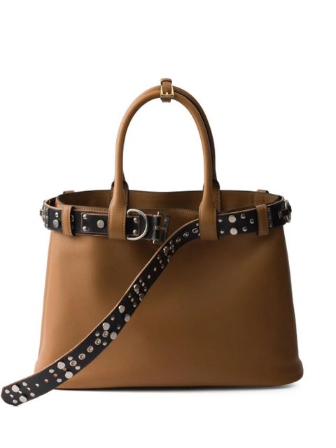 Prada large Buckle tote bag - Brown - zdjęcie produktu nr 1
