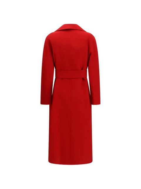 Max Mara self-tie notched wool coat - Red - zdjęcie produktu nr 2