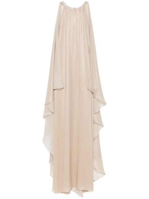 TOM FORD lurex maxi dress - Neutrals - zdjęcie produktu nr 1