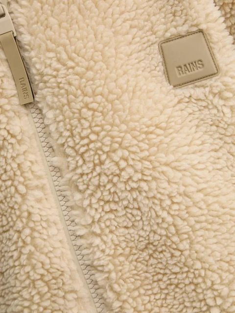 Rains kurtka Kofu Fleece Jacket T2 kolor beżowy przejściowa 19940-24