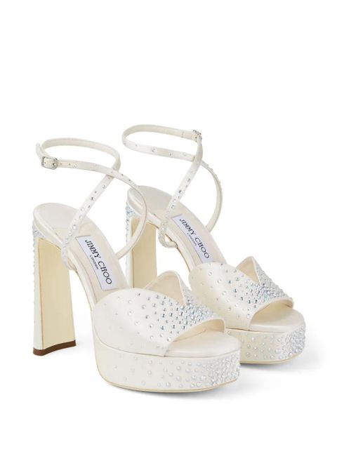 Jimmy Choo 125mm Karli sandals - Neutrals