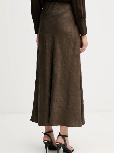 Pedro del Hierro spódnica kolor brązowy maxi rozkloszowana 7592131