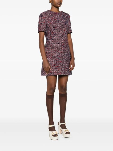 Gucci tweed button-detail dress - Blue - zdjęcie produktu nr 2