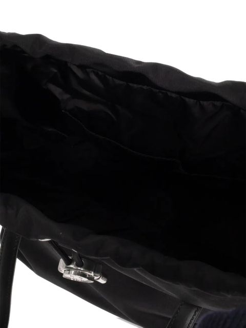 Moncler drawstring top-handle tote bag - Black