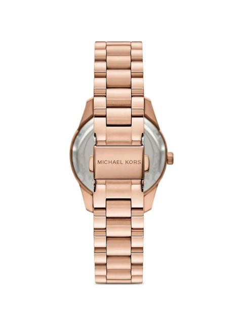 Michael Kors Lexington embellished Blue 38mm watch - Pink