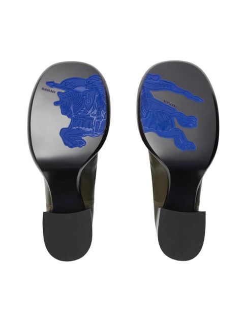 Burberry 95mm Wedge Chelsea boots - Green