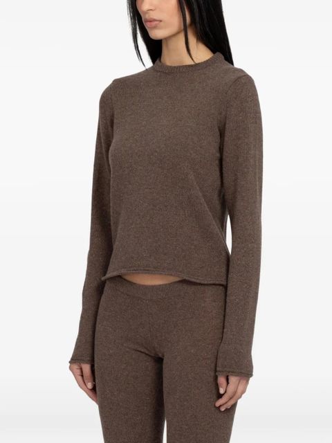 Gimaguas Cometa ribbed-knit sweater - Brown