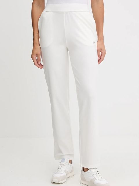 HUGO spodnie dresowe damskie kolor beżowy gładkie 50556808 - zdjęcie produktu nr 1