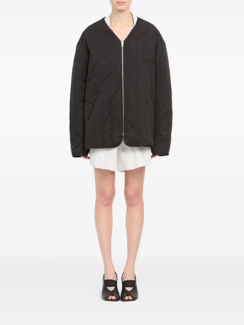 MM6 Maison Margiela zip-up jacket - Black - zdjęcie produktu nr 2