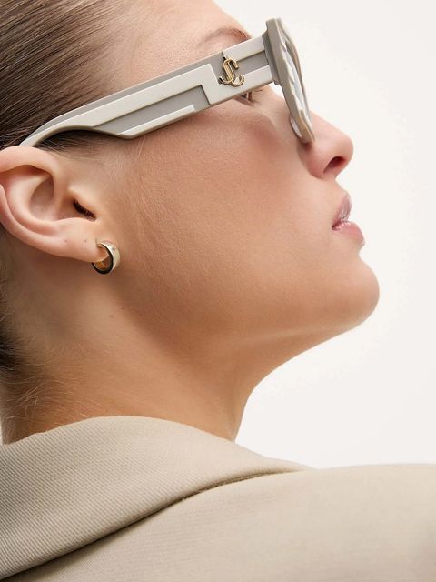 Jimmy Choo okulary przeciwsłoneczne damskie kolor szary 0JC5009