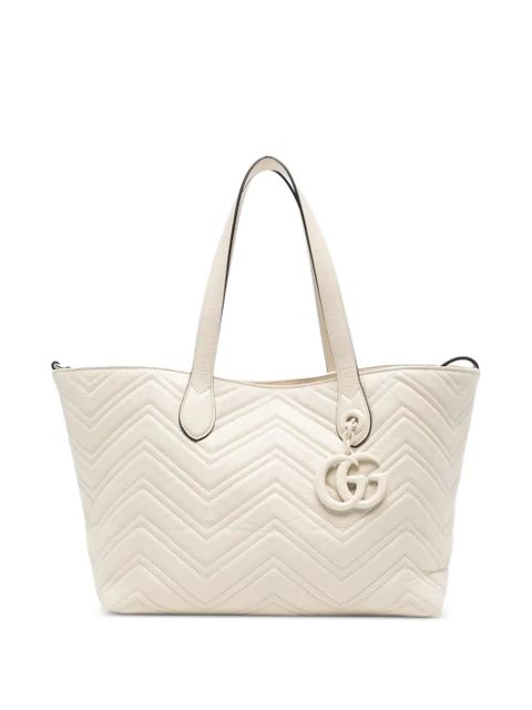 Gucci logo-charm tote bag - Neutrals - zdjęcie produktu nr 1