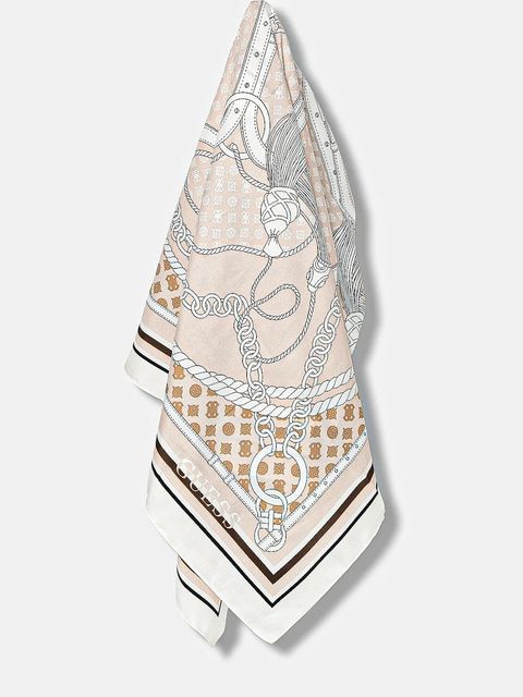 Guess chusta PHOEBE damska kolor beżowy wzorzysta AW5340 POL03 - zdjęcie produktu nr 1