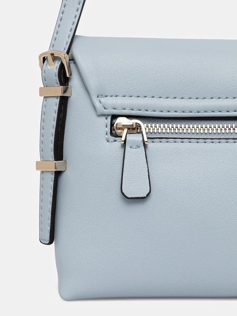 Guess torebka LEFIA kolor niebieski HWBG96 44190