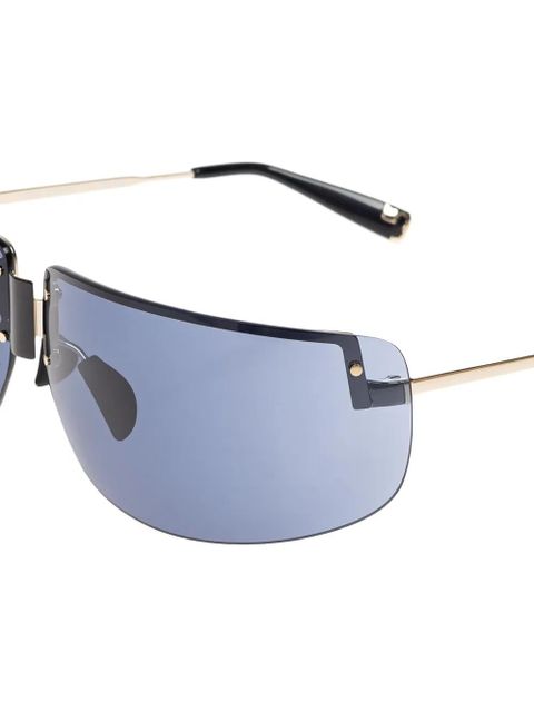 Tory Burch Shield Runway sunglasses - Blue - zdjęcie produktu nr 2