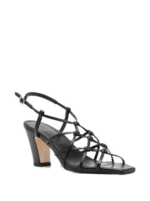 Aeyde Acacia nappa leather heel sandals - Black - zdjęcie produktu nr 2