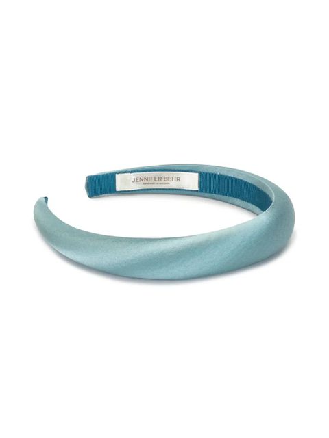 Jennifer Behr Tori silk headband - Blue - zdjęcie produktu nr 2
