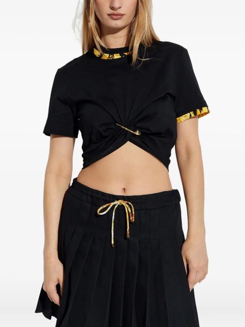 Versace Safety-Pin twisted top - Black