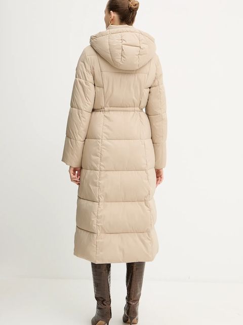 BOSS kurtka kolor beżowy zimowa 50546844