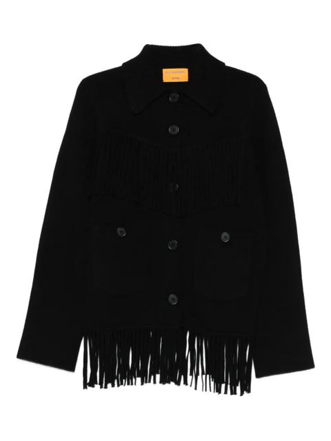 Guest In Residence fringed jacket - Black - zdjęcie produktu nr 1