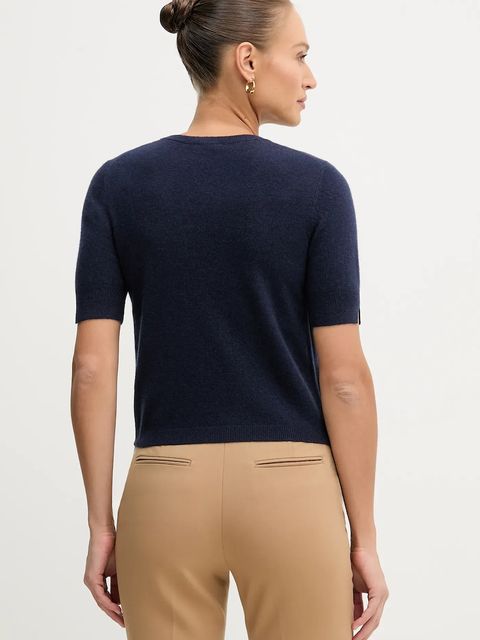 United Colors of Benetton sweter damski kolor granatowy lekki 1002D10D2