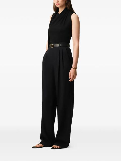 AMI Paris high-waist pleated tailored trousers - Black