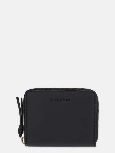 Marc O'Polo portfel skórzany damski kolor czarny 5000007855 - zdjęcie produktu nr 1