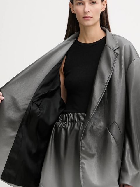 MMC STUDIO kurtka kolor szary przejściowa oversize OMBRE.JACKET