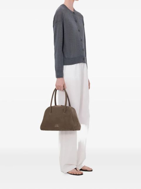 LouLou de Saison Kita buttoned crew-neck cardigan - Grey