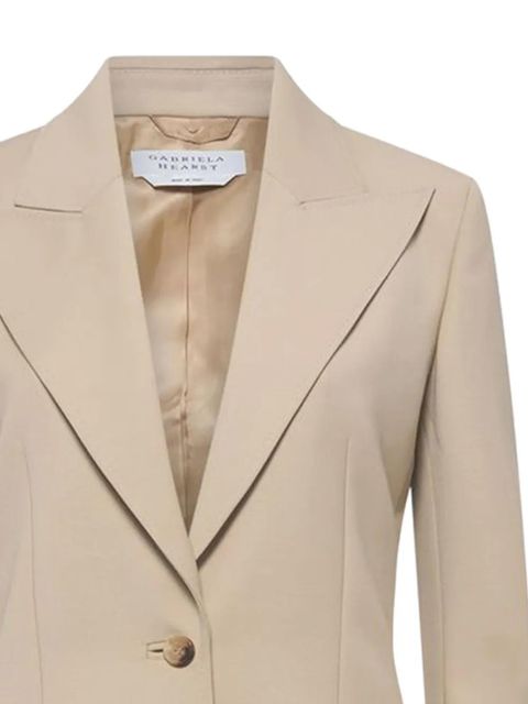 Gabriela Hearst single-breasted peaked-lapels blazer - Brown - zdjęcie produktu nr 2