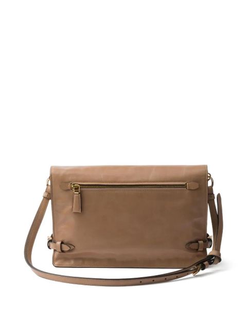 Prada medium leather shoulder bag - Neutrals - zdjęcie produktu nr 2